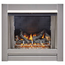 Slate Gray Ceramic Fiber Brick Panel for 450 Series Outdoor Fireplace Insert - Model