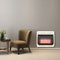 HearthSense Reconditioned Dual Fuel Ventless Infrared Plaque Heater with Base and Blower - 30,000 BTU, T-Stat Control - Model