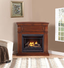 Bluegrass Living Vent Free Propane Gas Fireplace System - 26,000 BTU, Remote Control, Chestnut Oak Finish - Model
